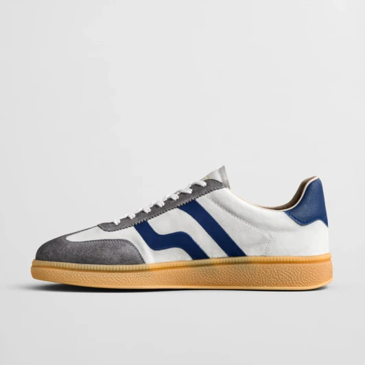 Gant Cuzmo 30633859 Grey & Blue Suede Leather Men's Sneaker | newshoes.ie