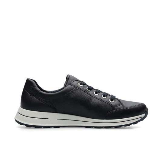 Ara Osaka 2.0 12-24801-02H Navy Wide Fit Sneaker | newshoes.ie