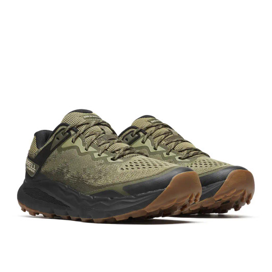 Merrell Nova 4 Waterproof J068397 Green & Black Men's Trail Running Shoe | newshoes.ie