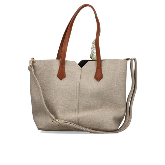 Rieker H1045-60 Almond & Tan Handbag | newshoes.ie