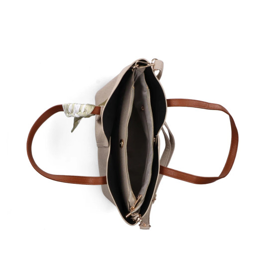 Rieker H1045-60 Almond & Tan Handbag | newshoes.ie