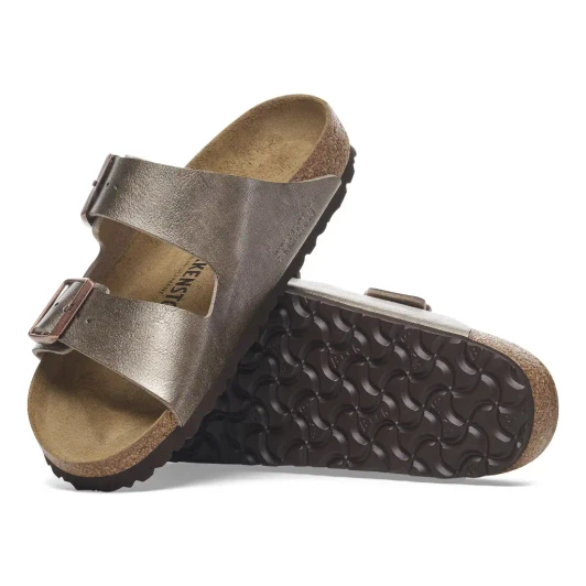 Birkenstock Arizona Birko-Flor Graceful Taupe 1029439 Double Strap Women's Sandal | newshoes.ie