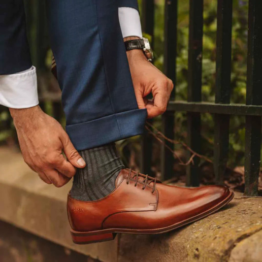 Base London Marley Derby Tan Men's Dress Shoe | newshoes.ie