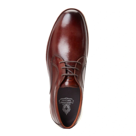 Base London Wing Washed Brown Men's Smart Shoe | newshoes.ie