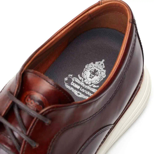Base London Wing Washed Brown Men's Smart Shoe | newshoes.ie