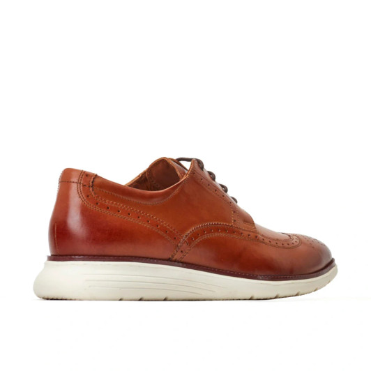 Base London Flight Washed Brogue Tan Men's Smart Shoe | newshoes.ie