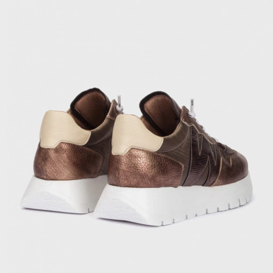 Wonders Odisei A-2491 Bronze Metallic Sneaker | newshoes.ie