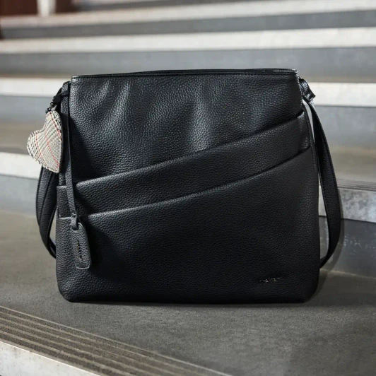 Rieker H1005-02 Black Cross Body Bag | newshoes.ie