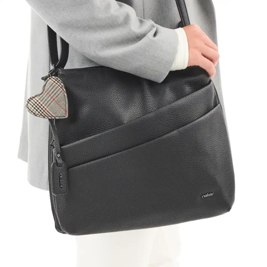 Rieker H1005-02 Black Cross Body Bag | newshoes.ie