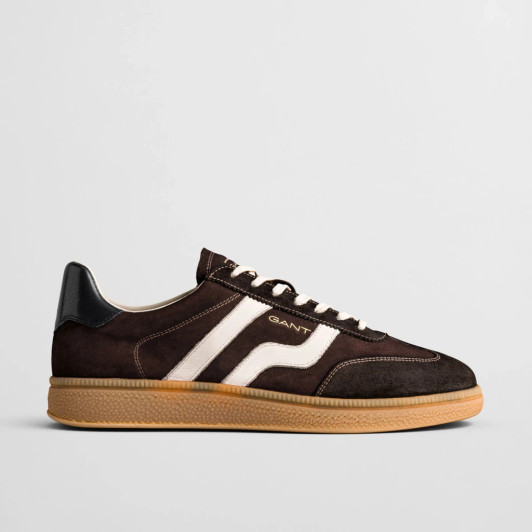 Gant Cuzmo 31633011 G46 Deep Brown Suede Sneaker | newshoes.ie