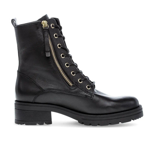 Gabor 72.785.67 Black Comfort Fit Biker Boot | newshoes.ie