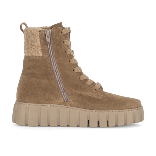 Gabor 76.786.35 Sand Comfort Fit Platform Boot | newshoes.ie