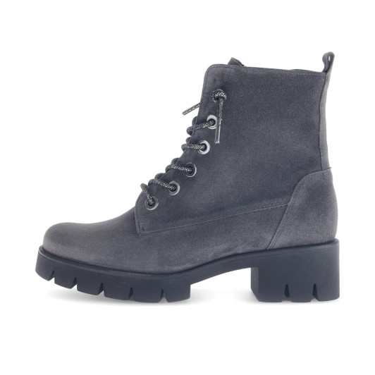 Gabor 71.711.39 Grey Nubuck Biker Boot | newshoes.ie