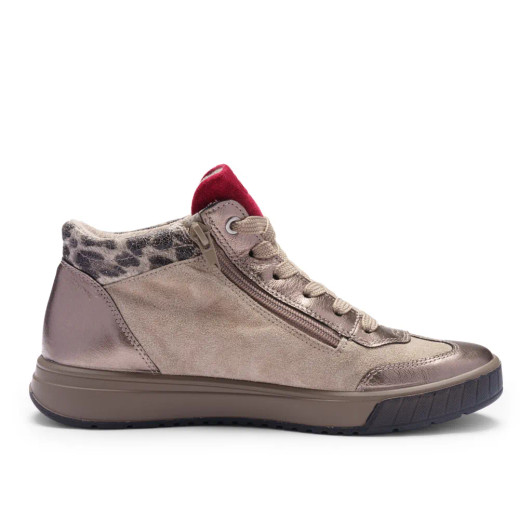 Ara Rom 2.0 12-50022-05G Pewter Comfort Fit Hi Top Boot | newshoes.ie