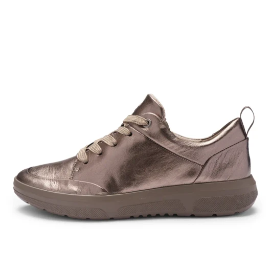 Ara Roma 3.0 12-50702-05 (H Fitting) Metallic Pewter Wide Fit Sneaker | newshoes.ie