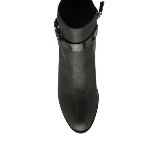 Lotus Amarin ULB454GG00 Grey Vegan Block Heel Ankle Boot | newshoes.ie