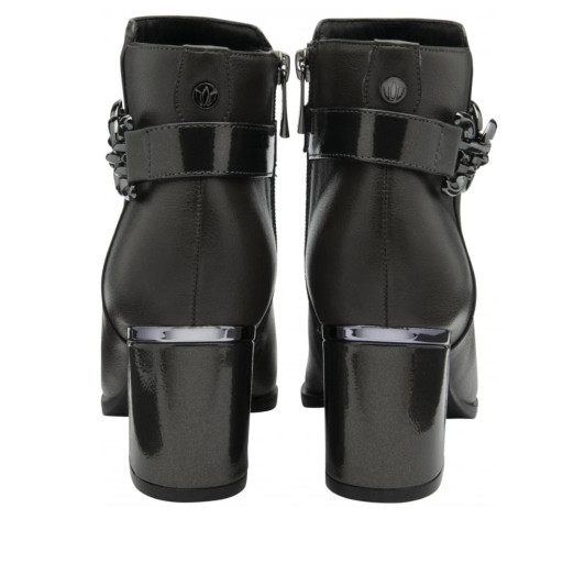 Lotus Amarin ULB454GG00 Grey Vegan Block Heel Ankle Boot | newshoes.ie