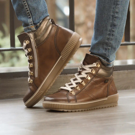 Remonte D0781-24 Tan Tex Ankle Boot | newshoes.ie