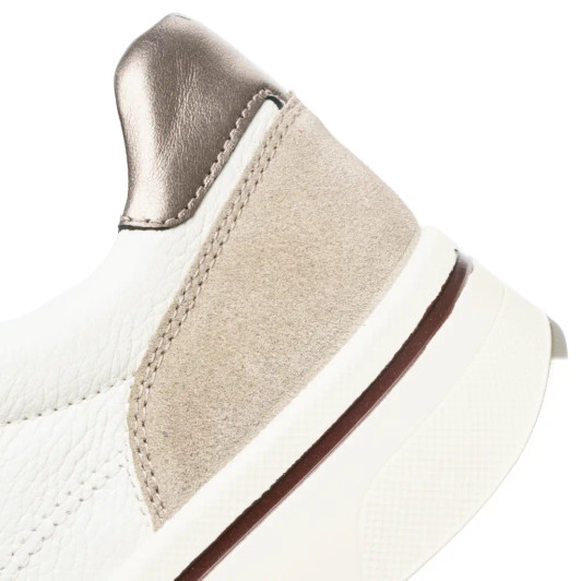 Ara Sapporo 3.0 12-27540-95 (H Fitting) Taupe Cream Wide Fit Sneaker | newshoes.ie