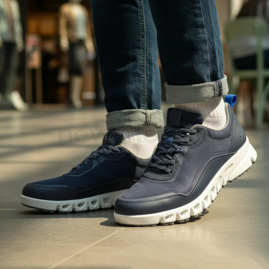 Ecco Multi Vent M GTX 880284-61242 Navy Men's Sneaker | newshoes.ie