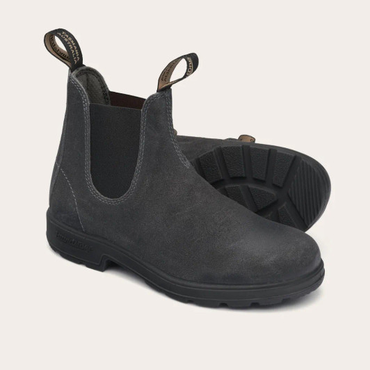 Blundstone 1910 Steel Grey Wax Suede Boot | newshoes.ie