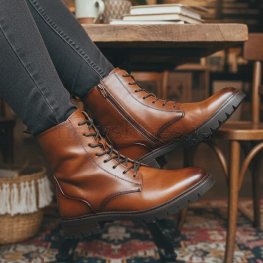 Ara Cambridge 12-11260-09G Tan Leather Ankle Boot | newshoes.ie