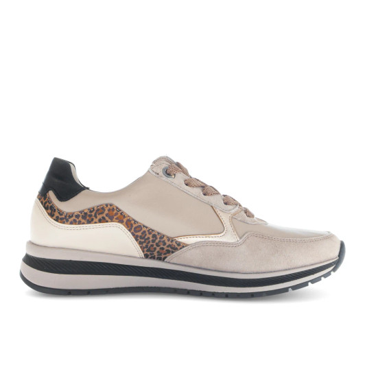 Gabor 76.318.54 Sand & Leopard Print Casual Shoe | newshoes.ie