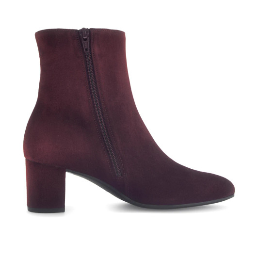 Gabor 75.701.15 Mulberry Suede Ankle Boot | newshoes.ie