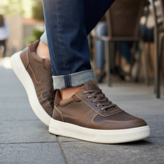 Ecco Move M 551624-51764 Camel Coffee Brown Men's Sneaker | newshoes.ie