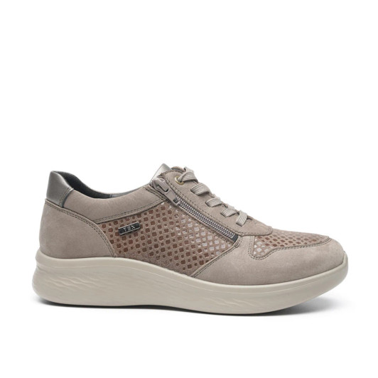 G Comfort P-819GF Beige Fantasy Tex Women's Casual Shoe | newshoes.ie