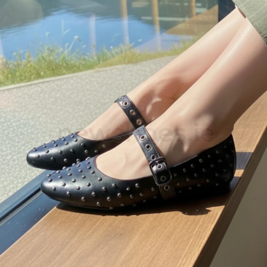 Marco Tozzi 2-22117-45 001 Black Flat Heel Dress Shoe | newshoes.ie