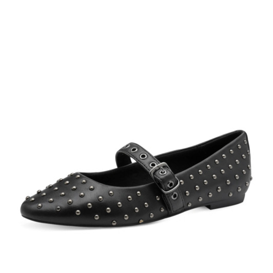 Marco Tozzi 2-22117-45 001 Black Flat Heel Dress Shoe | newshoes.ie