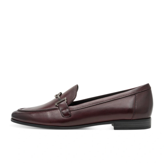 Marco Tozzi 2-24246-45 549 Bordeaux Low Heel Loafer | newshoes.ie