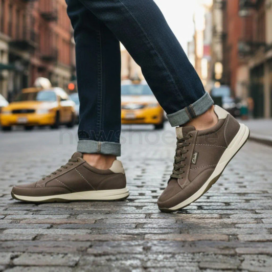 Clarks Townview Lace 26184548 Grey Nubuck Men's Casual Shoe | newshoes.ie