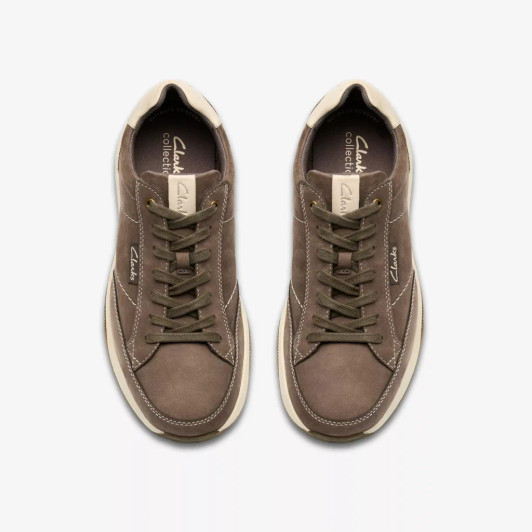 Clarks Townview Lace 26184548 Grey Nubuck Men's Casual Shoe | newshoes.ie