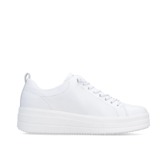 Remonte D1C12-80 White Leather Platform Sneaker | newshoes.ie