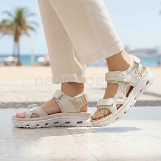 Rieker 64074-60 Cream Trekking Sandal | newshoes.ie