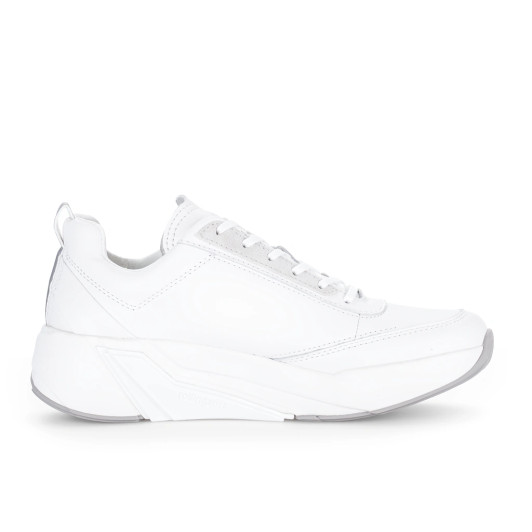 Gabor Rolling Soft 86.915.50 White Leather Sneaker | newshoes.ie