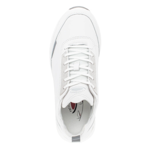 Gabor Rolling Soft 86.915.50 White Leather Sneaker | newshoes.ie