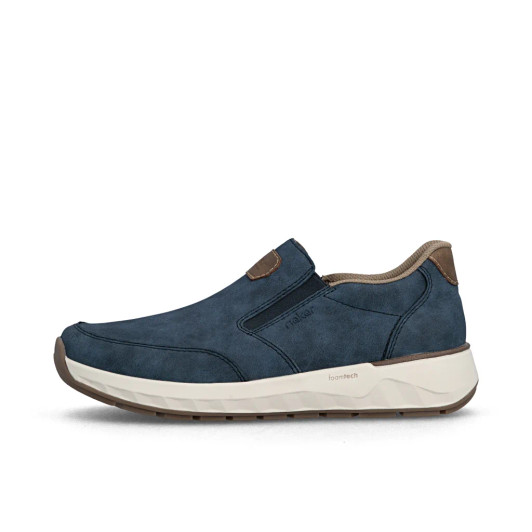 Rieker 11550-15 Denim Wide Fit Slip On Shoe | newshoes.ie