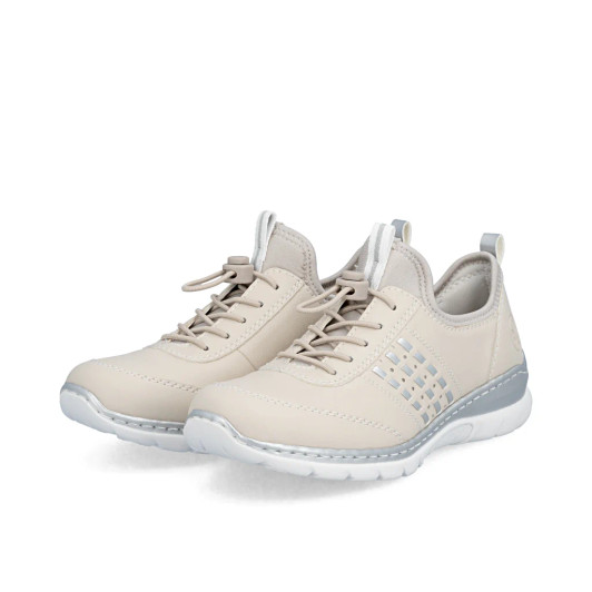 Rieker L3259-60 Beige Toggle Sneaker | newshoes.ie
