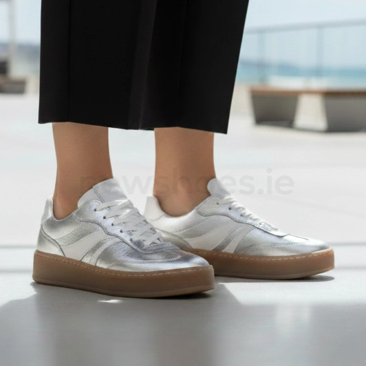 Gabor Comfort 86.475.60 Silver Sneaker | newshoes.ie