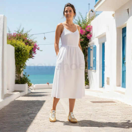 Wonders Nubia 01 AP-2001 Gold Metallic Low Sneaker | newshoes.ie