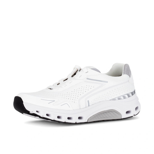 Gabor Rolling Soft 86.984.20 White Mesh Sneaker | newshoes.ie