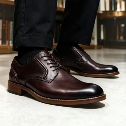 Clarks CraftRemi Lace 26186388 Dark Brown Dress Shoe | newshoes.ie