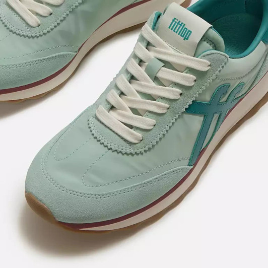 Fitflop Retro-Q FF Mint Retro Trainer | newshoes.ie