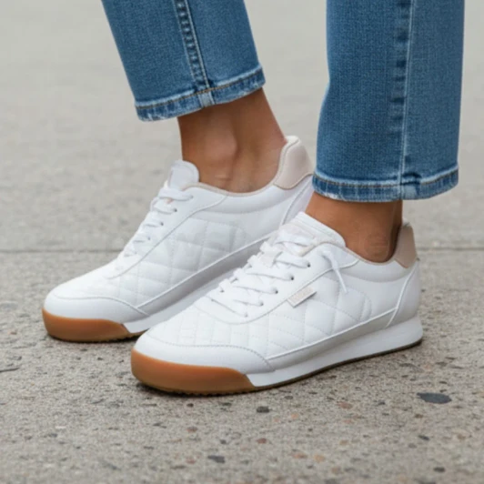 Skechers BOBS Billie - Wild Comfort 114596 WHT White Women's Trainer | newshoes.ie
