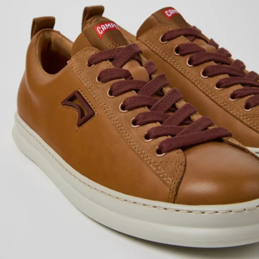 Camper Runer K101052-007 Tan Leather And Nubuck Men's Sneaker | newshoes.ie