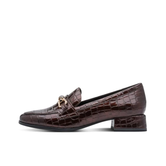 Marco Tozzi 2-24252-47 3F4 Brown Croc Loafer | newshoes.ie