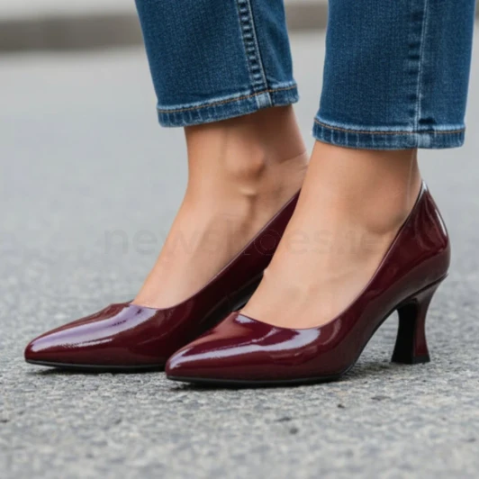 Marco Tozzi 22420-42 530 Chianti Patent Dress Shoe | newshoes.ie